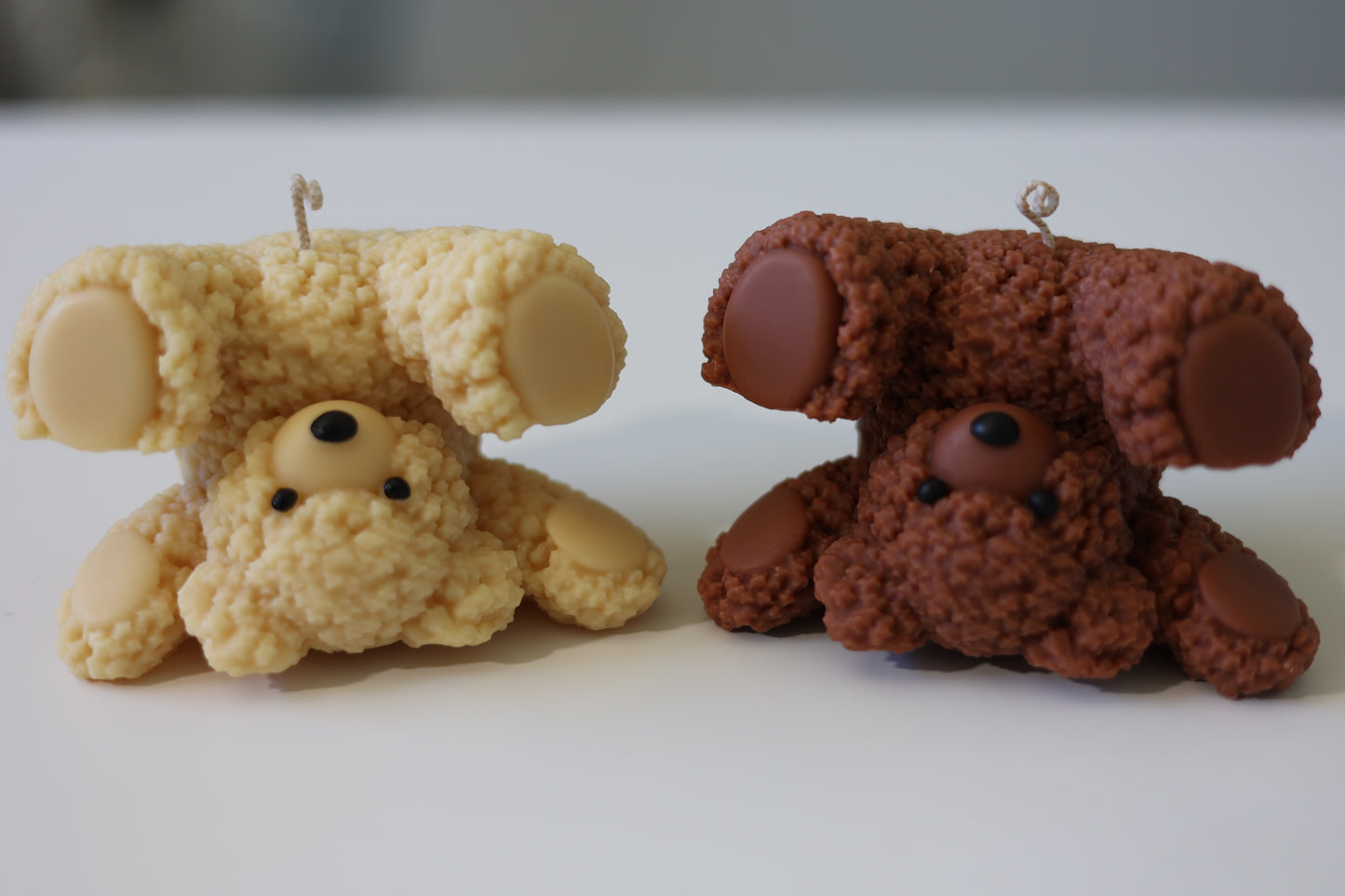 Upside-Down Teddy Bear Candle