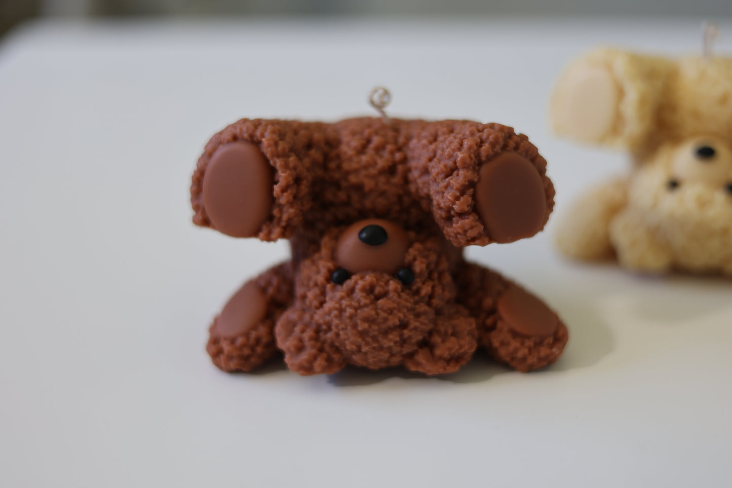 Upside-Down Teddy Bear Candle
