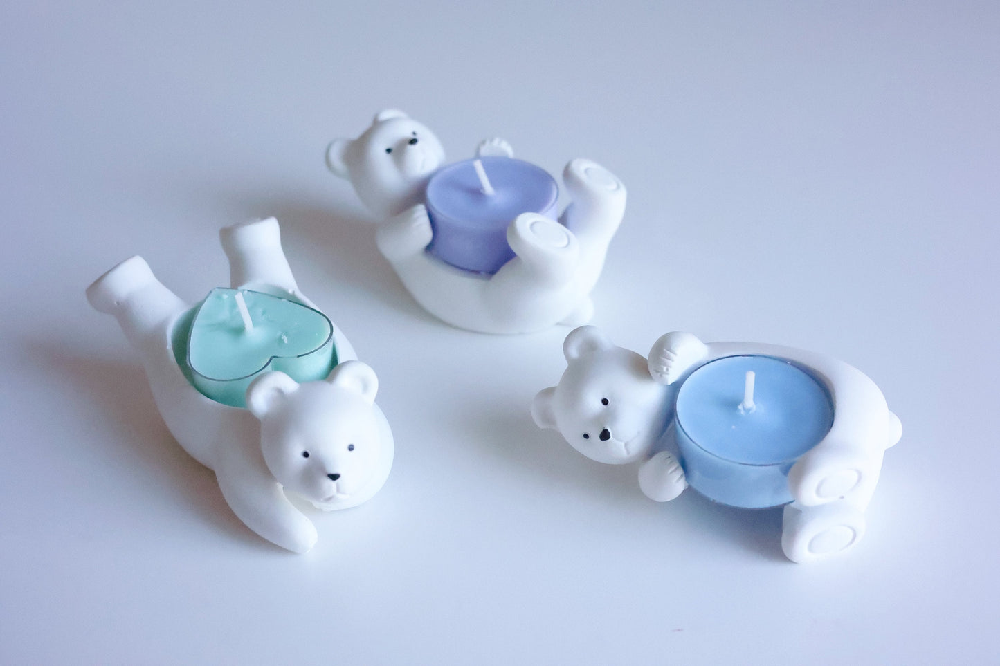 Tealight Candle Holder | Polar Bear Gift | Desk Decor | Unique Gift | Cute Candle Gift | Tablescape