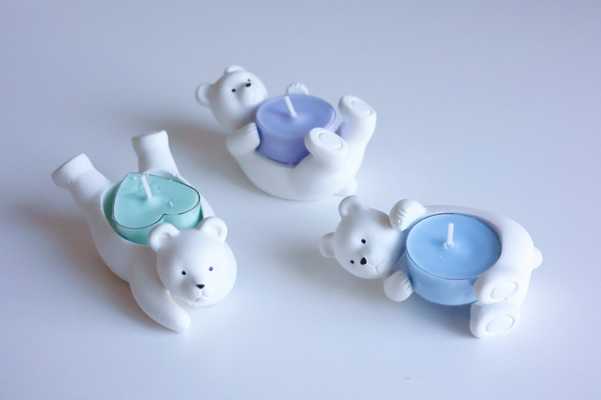 Tealight Candle Holder | Polar Bear Gift | Desk Decor | Unique Gift | Cute Candle Gift | Tablescape
