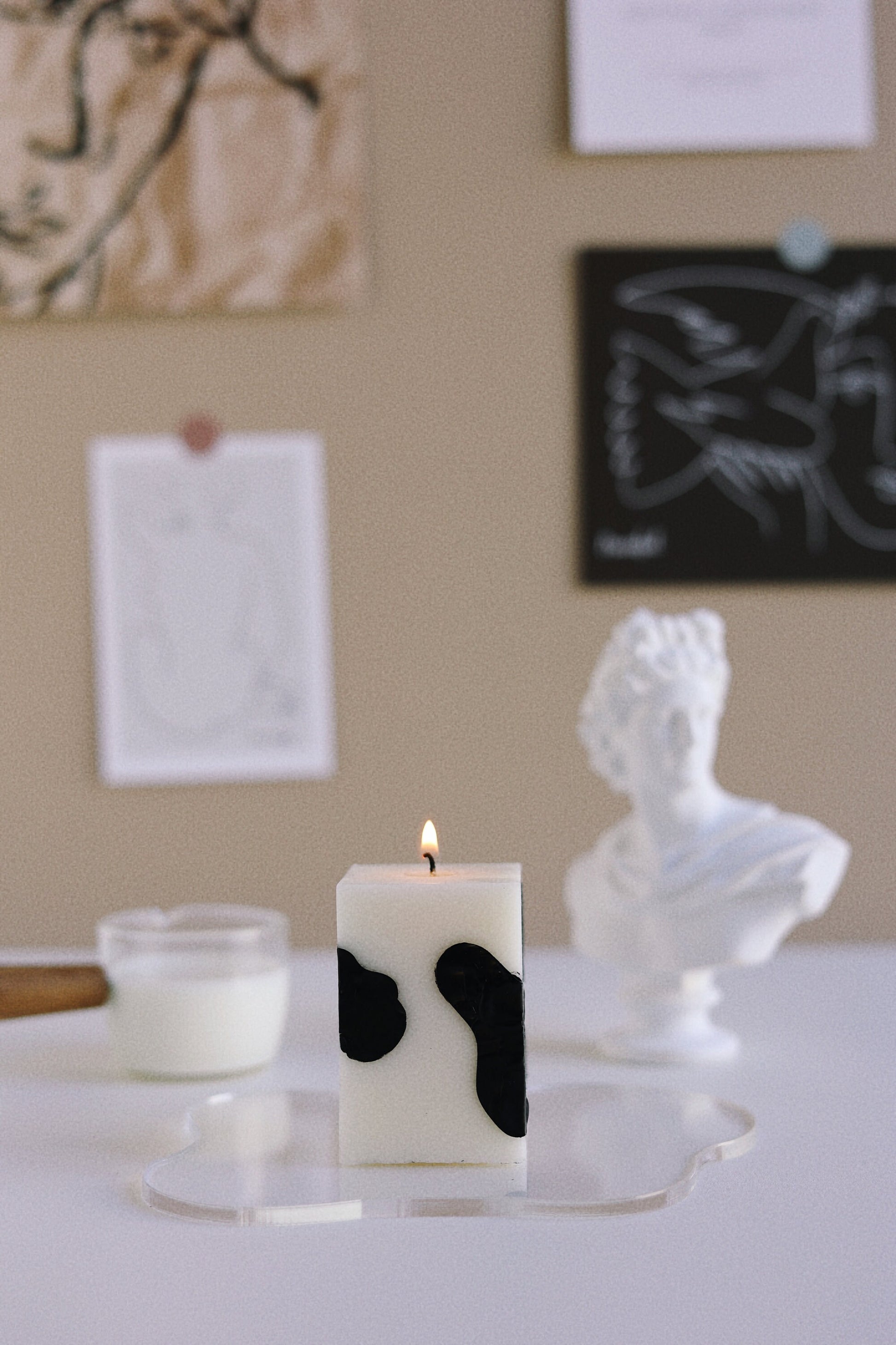 Cow Print Candles| Unique Candle| Scented Candle| Home Decor| Handmade Candle| Gift Idea